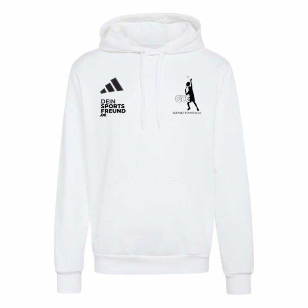Glehner Tennis Club x adidas Entrada 26 Hoodie Herren - white/black