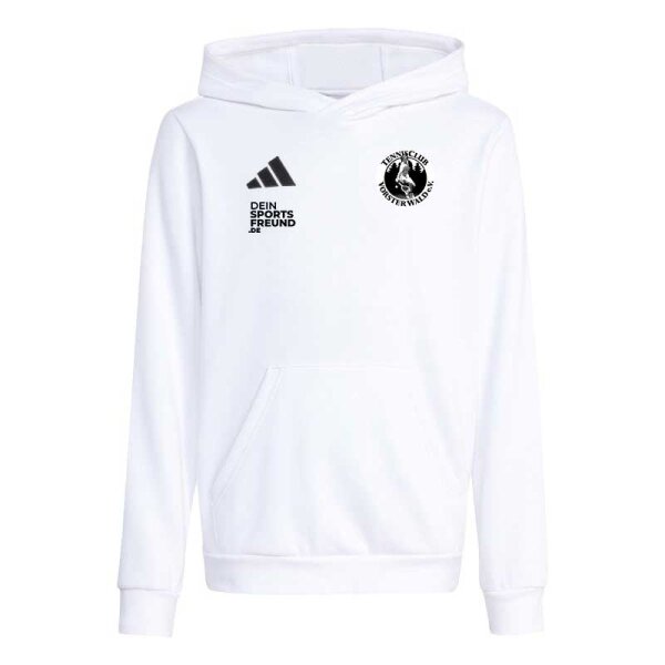 TC Vorster Wald x adidas Entrada 26 Hoodie Kinder - white/black