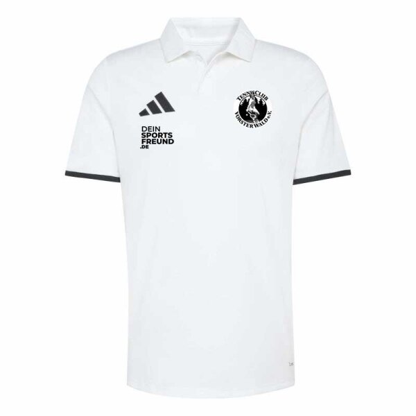 TC Vorster Wald x adidas Entrada 26 Poloshirt Herren - white/black