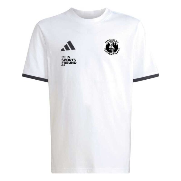 TC Vorster Wald x adidas Entrada 26 Kids T-Shirt Kinder - white/black