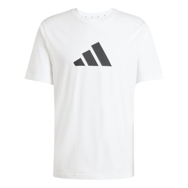 adidas Icons 3 Bar Logo T-Shirt Herren - weiß/schwarz