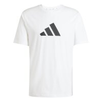 adidas Icons 3 Bar Logo T-Shirt Herren - weiß/schwarz