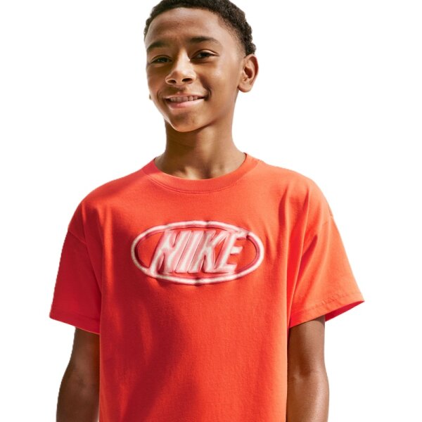 Nike Max 90 T-Shirt Kinder - orange/weiß
