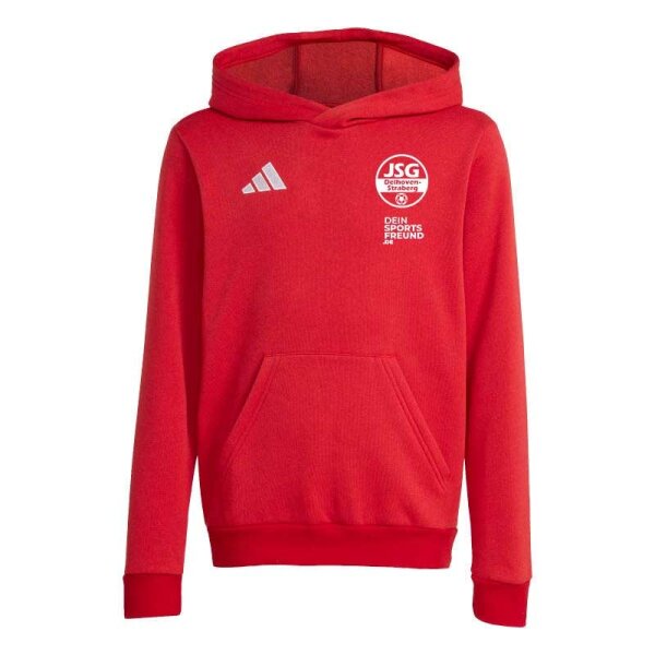 JSG Delhoven-Straberg x adidas Entrada 26 Hoodie Kinder - team power red 2/white