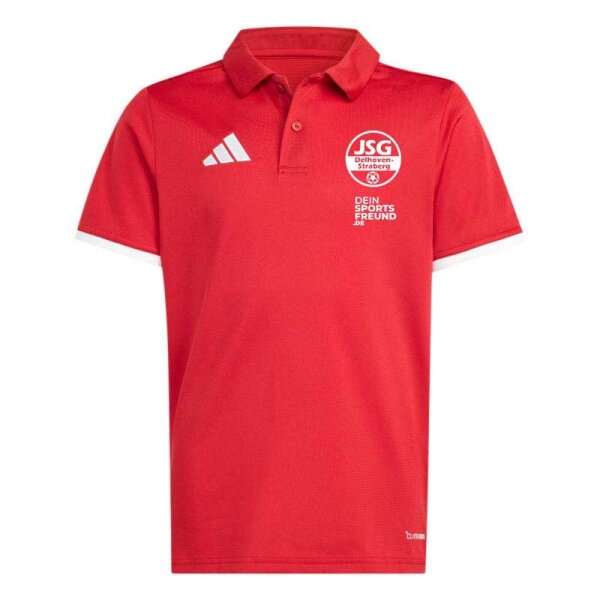 JSG Delhoven-Straberg x adidas Entrada 26 Kids Poloshirt Kinder - team power red 2/white
