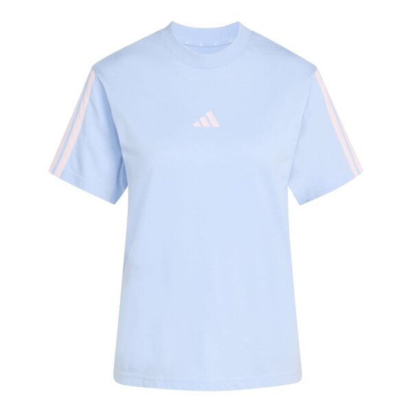 adidas Essentials T-Shirt Damen - blau/pink