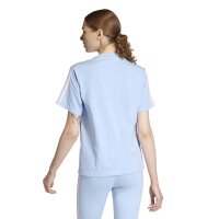 adidas Essentials T-Shirt Damen - blau/pink
