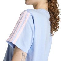 adidas Essentials T-Shirt Damen - blau/pink