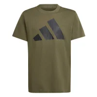 adidas Essentials T-Shirt Kinder - grün/schwarz