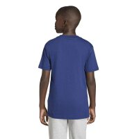 adidas Essentials T-Shirt Kinder - blau/orange