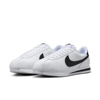 Nike Cortez Leather Sneaker Damen - weiß/schwarz