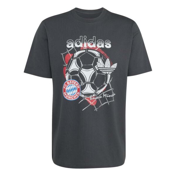 adidas FC Bayern München Seasonal Grafik T-Shirt Herren - grau