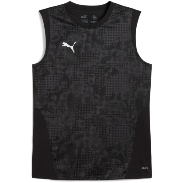 Puma teamCUP Sleeveless Trainingstrikot Herren - schwarz/grau