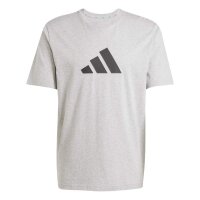 adidas Future Icons T-Shirt Herren - grau/schwarz