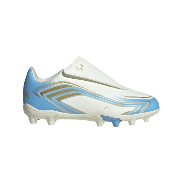 adidas F50 Messi Club FG/MG Klettverschluss Kinder El Ultimo Tango - weiß/blau