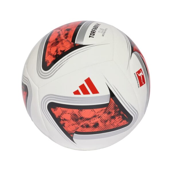 adidas Torfabrik Club Replica Matchball Bundesliga 26/27 - weiß/rot
