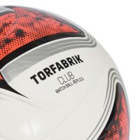 adidas Torfabrik Club Replica Matchball Bundesliga 26/27 - weiß/rot