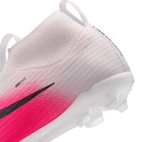 Nike Mercurial Superfly 11 High Academy FG/MG Kinder Breakout - weiß/pink/schwarz
