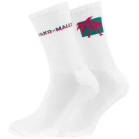 Jako Malle Sportsocken lang 2er Pack - weiß/rot/grün