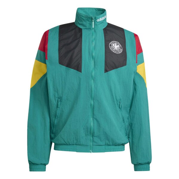 adidas DFB EQT Trainingsjacke Herren WM2026 - grün/schwarz/rot/gold