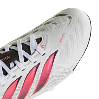 adidas Predator League FG Kinder Chaos vs Control  - weiß/rot/schwarz