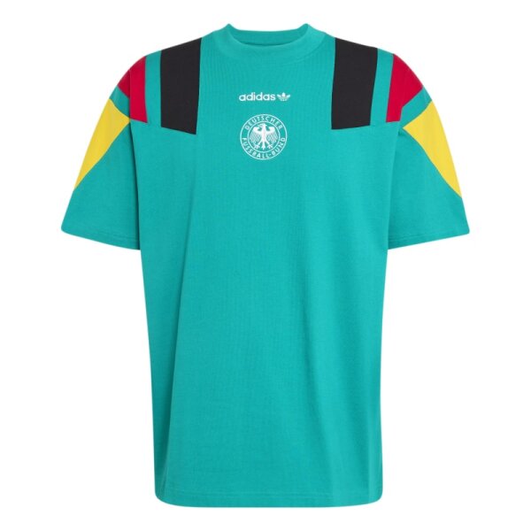 adidas DFB EQT T-Shirt Herren WM2026 - grün/schwarz/rot/gold