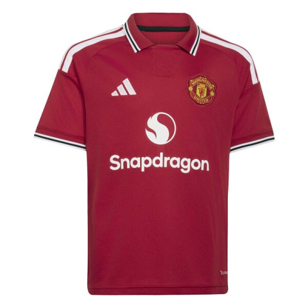 adidas Manchester United Trikot Home 26/27 Kinder - rot/weiß