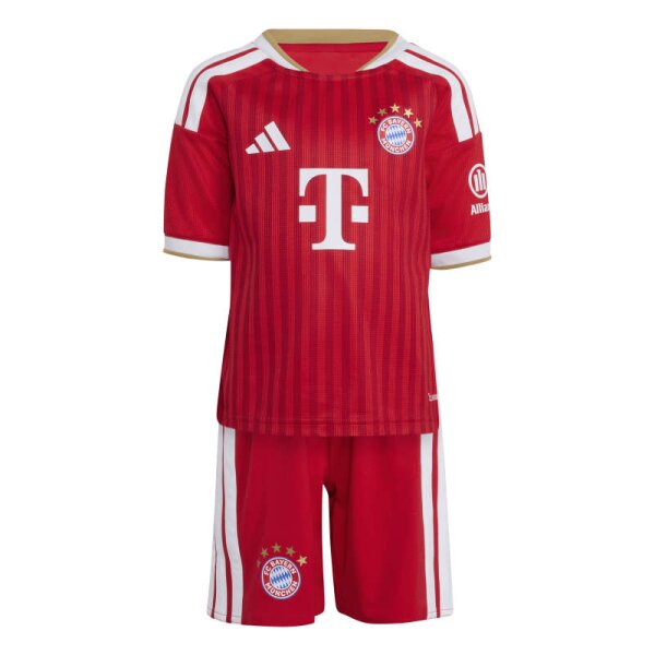 adidas FC Bayern München Mini-Trikoset Home 26/27 Kinder - rot/weiß