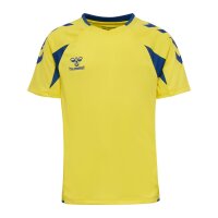 hmlCORE 2.0 Jersey S/S Kids - blazing yellow/true blue