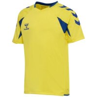 hmlCORE 2.0 Jersey S/S Kids - blazing yellow/true blue