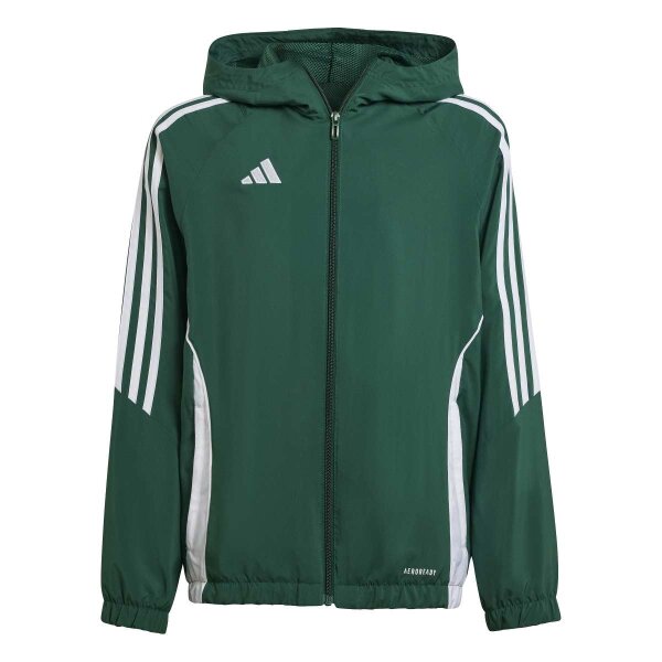 adidas Tiro 24 Jacken Kinder - drkgrn/white