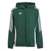 adidas Tiro 24 Jacken Kinder - drkgrn/white