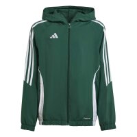 adidas Tiro 24 Jacken Kinder - drkgrn/white