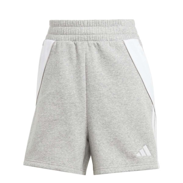 adidas Tiro 24 Sweat kurze Hose Damen - mgreyh/white