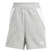 adidas Tiro 24 Sweat kurze Hose Damen - mgreyh/white