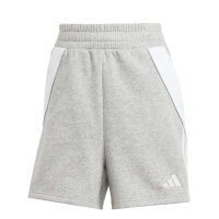 adidas Tiro 24 Sweat kurze Hose Damen - mgreyh/white