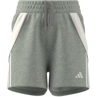 adidas Tiro 24 Sweat kurze Hose Damen - mgreyh/white