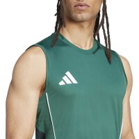 adidas Tiro 25 Competition Sleeveless Trikot Herren - drkgrn/shagrn