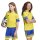 adidas Squadra 25 Short Trikot Kinder - tmyell/royblu