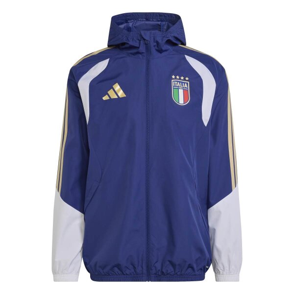 adidas Italien 26 Tiro Allweather Jacken Herren - vicblu
