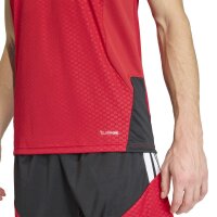 adidas DFB Ärmellos Trainingstrikot Herren WM2026 - rot/gold/schwarz