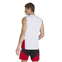 adidas DFB Ärmellos Trainingstrikot Herren WM2026 - weiß/schwarz/rot/gold
