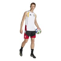 adidas DFB Ärmellos Trainingstrikot Herren WM2026 - weiß/schwarz/rot/gold