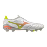 Mizuno Morelia Neo V Beta Elite FG Herren - silber/orange