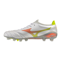 Mizuno Morelia Neo V Beta Elite FG Herren - silber/orange