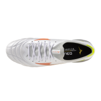 Mizuno Morelia Neo V Beta Elite FG Herren - silber/orange