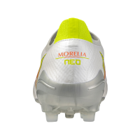 Mizuno Morelia Neo V Beta Elite AG Herren - silber/orange