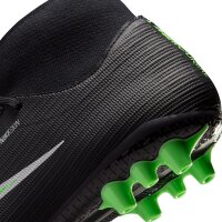 Nike Mercurial Superfly 11 High Academy AG Herren Black Pack - schwarz/grün