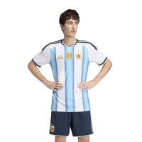 adidas Argentinien 26 Heim Authentic Trikot Herren - white/iceblu/ltblue