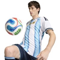 adidas Argentinien 26 Heim Authentic Trikot Herren - white/iceblu/ltblue